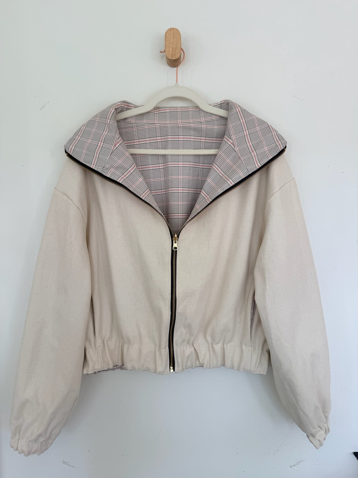 Reversible Upcycled Jacket - Cozy, Oversized & Handmade in San Diego