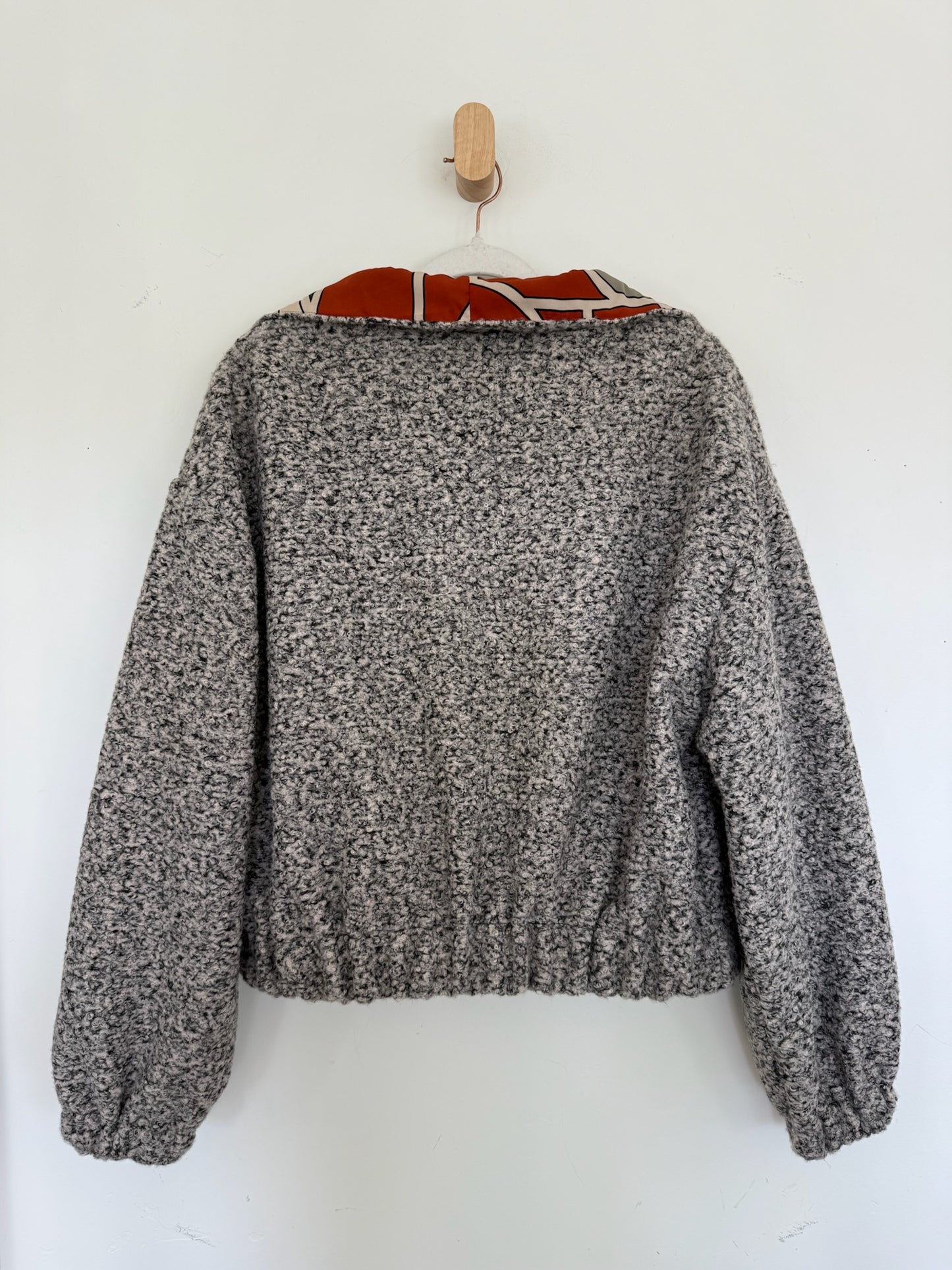 Reversible Upcycled Jacket - Cozy, Oversized & Handmade in San Diego