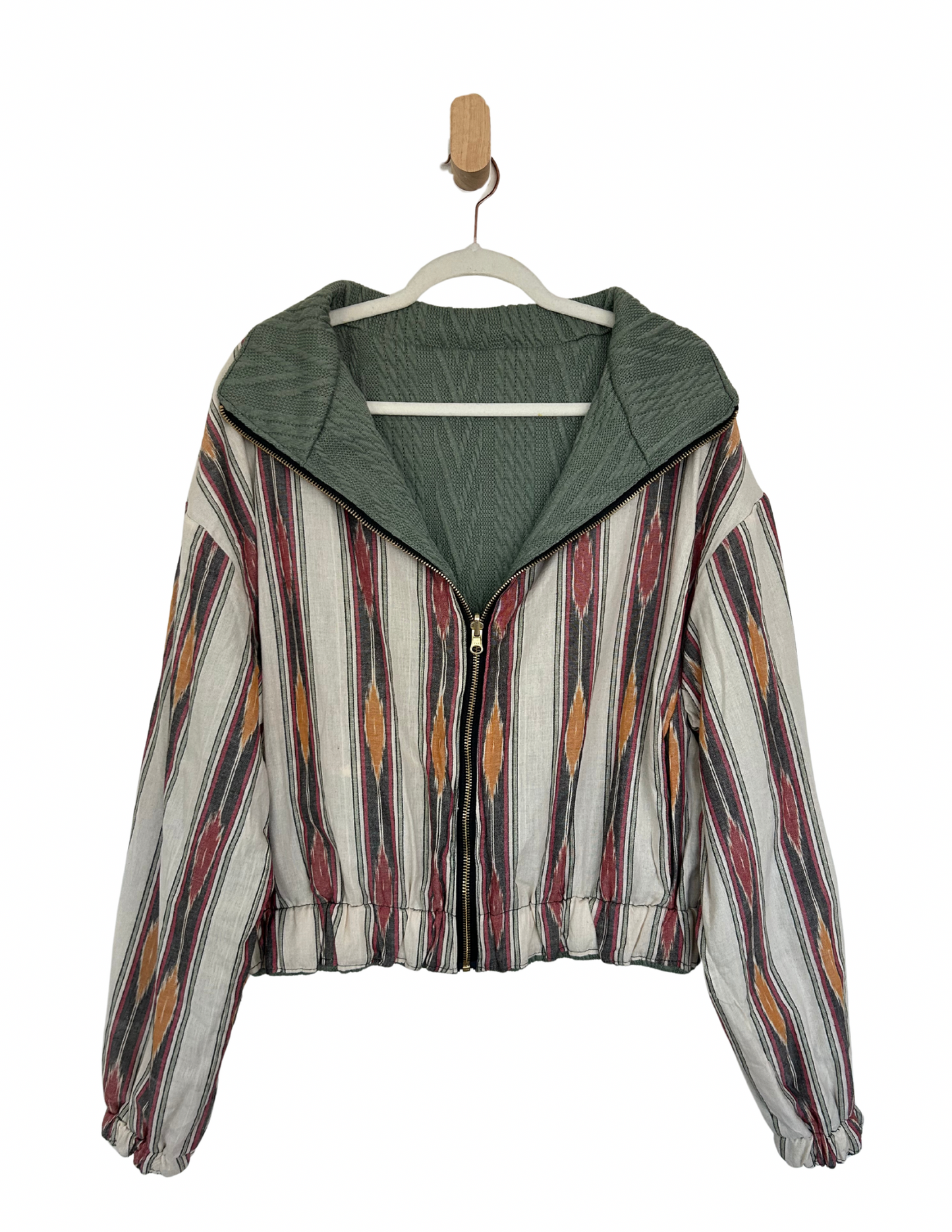 Reversible Upcycled Jacket - Cozy, Oversized & Handmade in San Diego