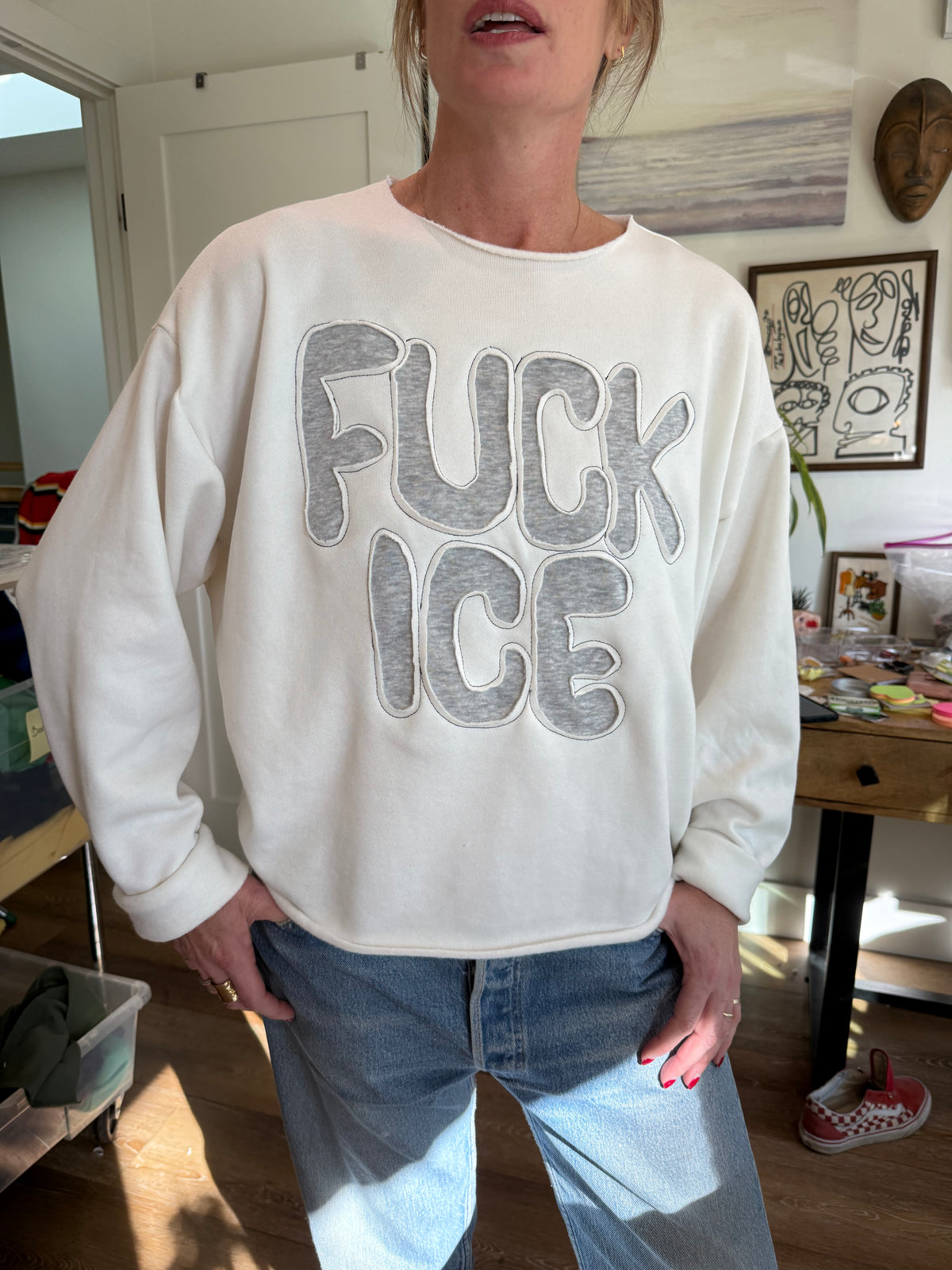 “F*ck ICE" Pullover Sweatshirt