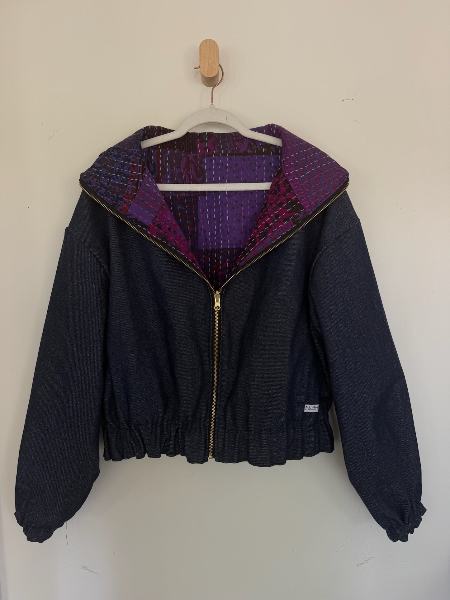 Reversible Upcycled Jacket - Cozy, Oversized & Handmade in San Diego