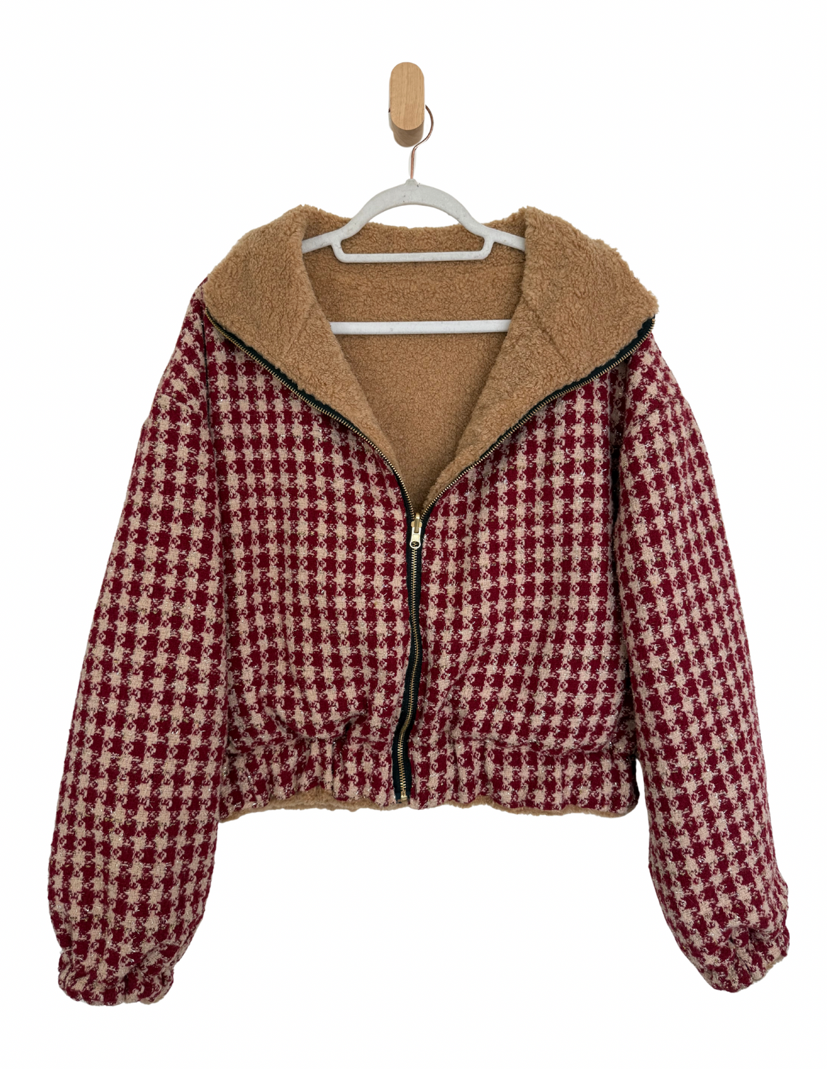 Reversible Upcycled Jacket - Cozy, Oversized & Handmade in San Diego