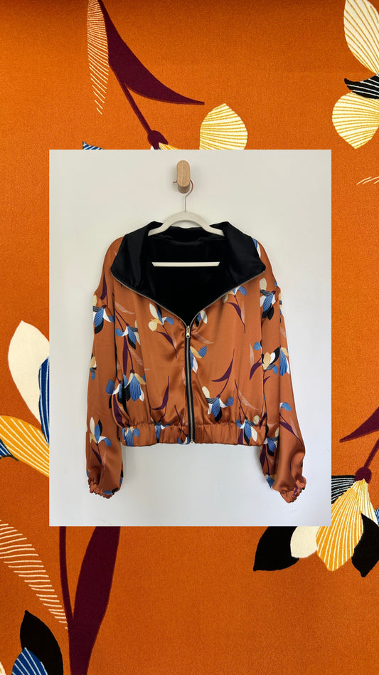 Reversible Upcycled Jacket - Cozy, Oversized & Handmade in San Diego