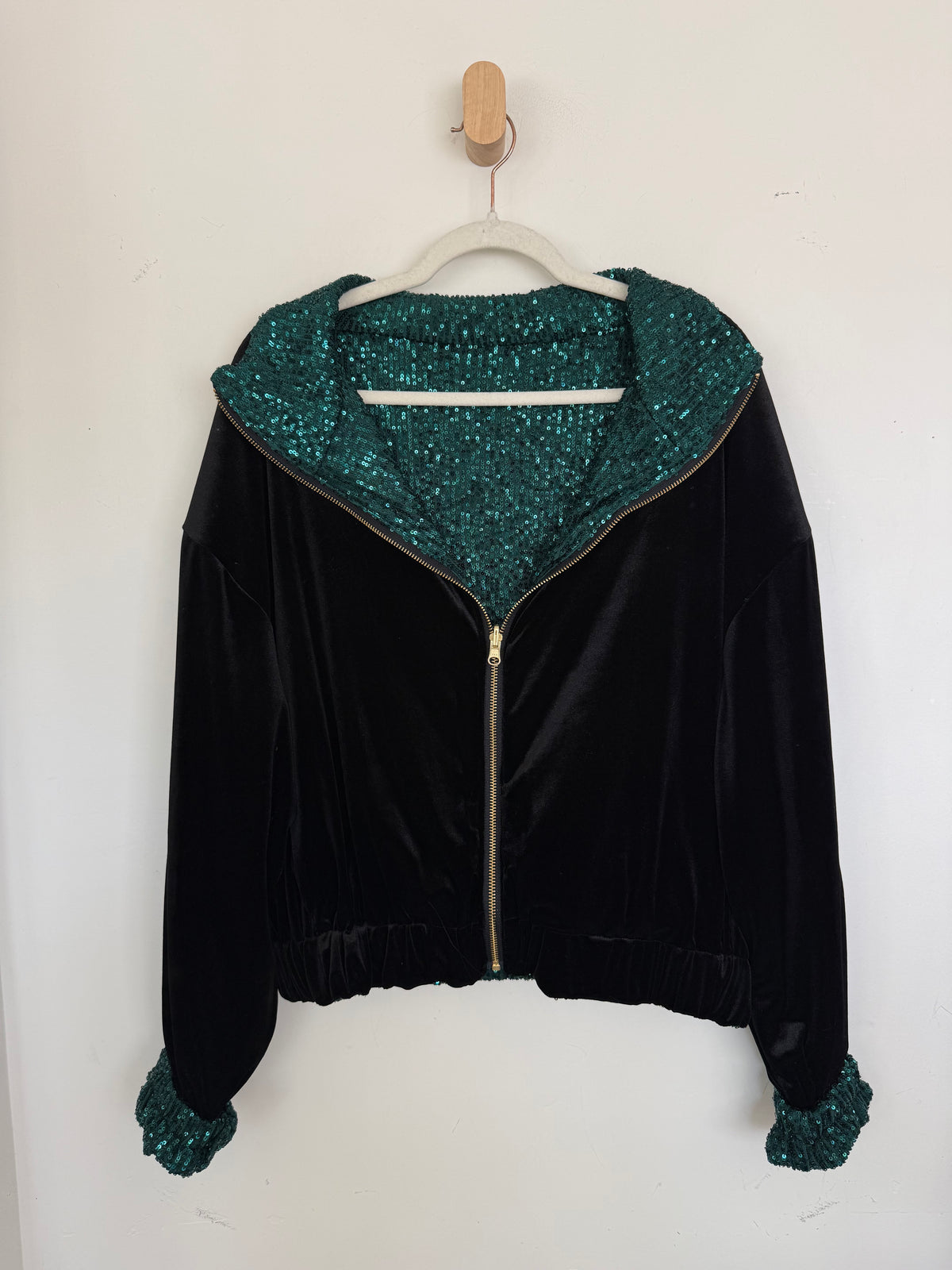 Reversible Upcycled Jacket - Cozy, Oversized & Handmade in San Diego