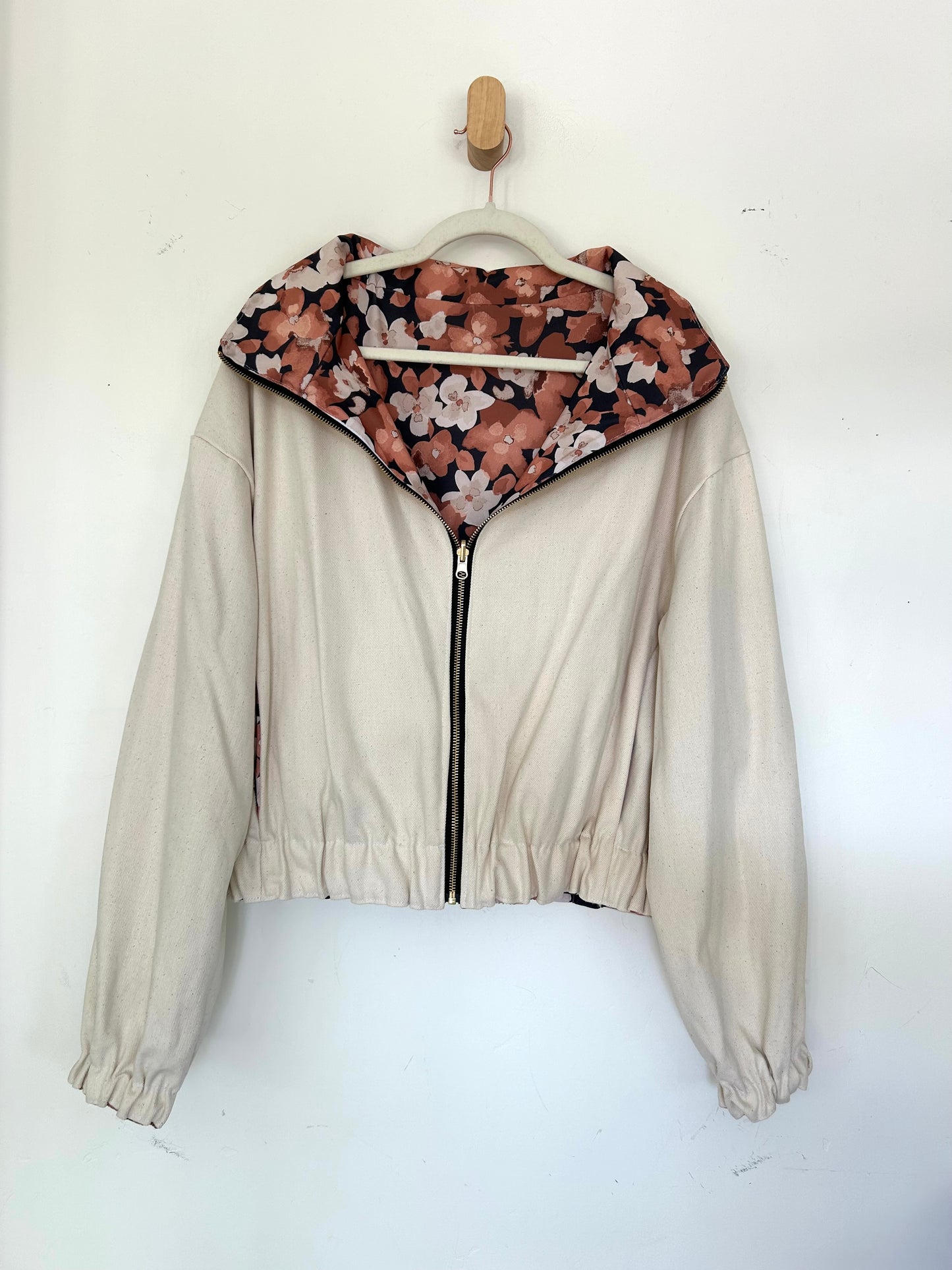 Reversible Upcycled Jacket - Cozy, Oversized & Handmade in San Diego