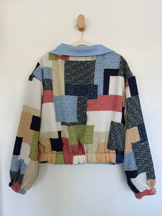 Reversible Upcycled Jacket - Cozy, Oversized & Handmade in San Diego
