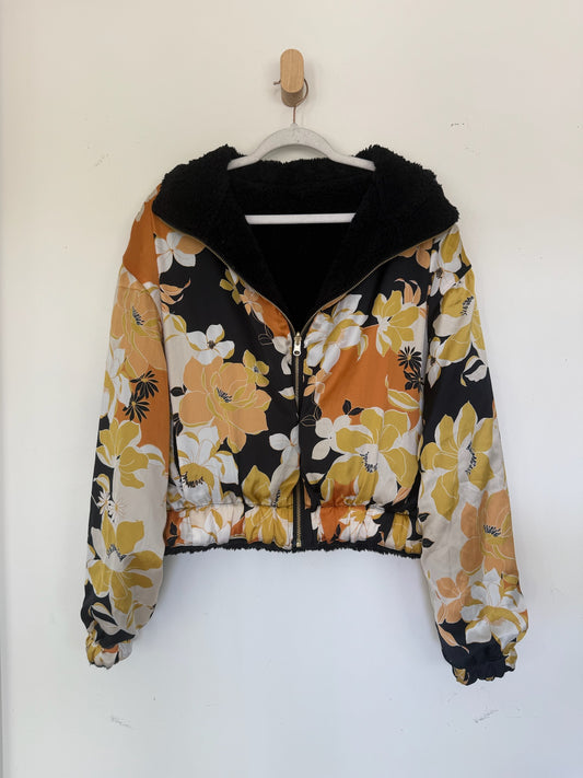 Reversible Upcycled Jacket - Cozy, Oversized & Handmade in San Diego