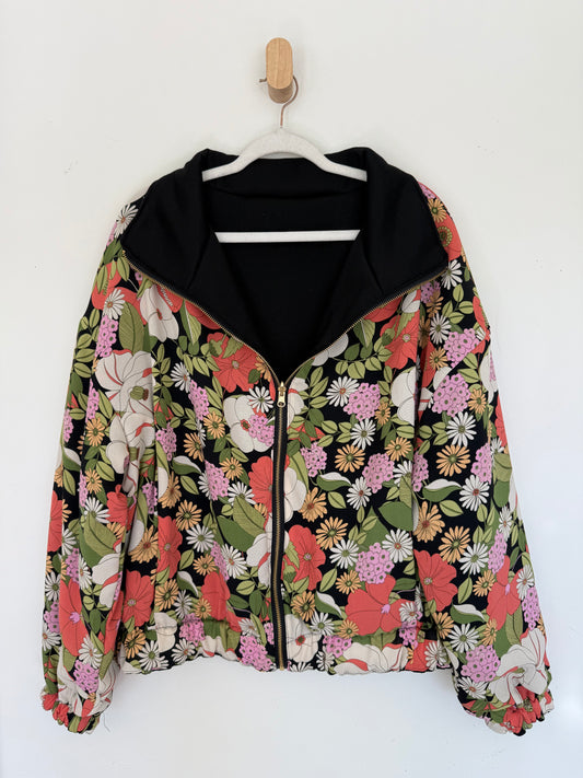 Reversible Upcycled Jacket - Cozy, Oversized & Handmade in San Diego