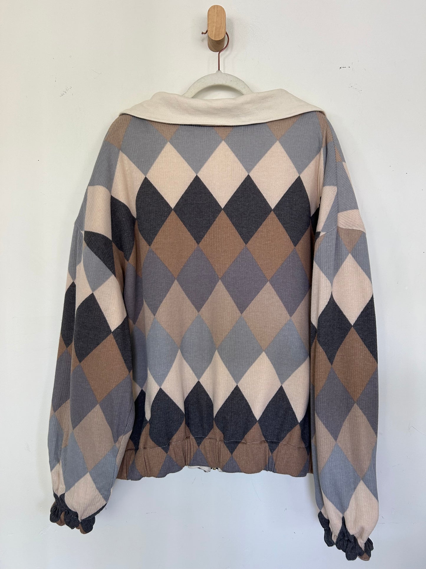 Reversible Upcycled Jacket - Cozy, Oversized & Handmade in San Diego