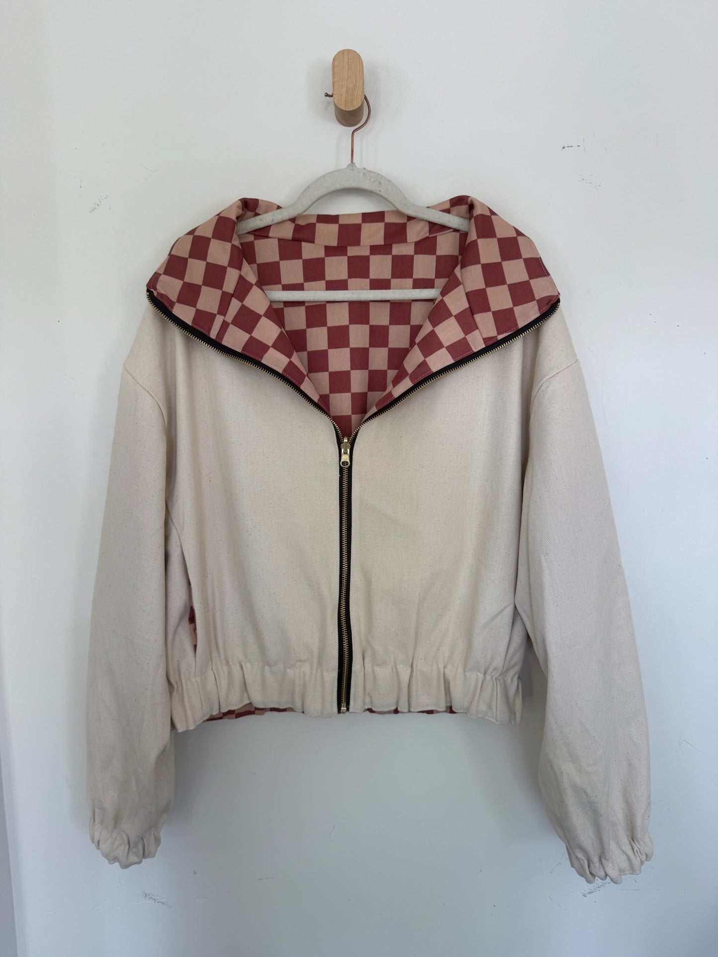 Reversible Upcycled Jacket - Cozy, Oversized & Handmade in San Diego