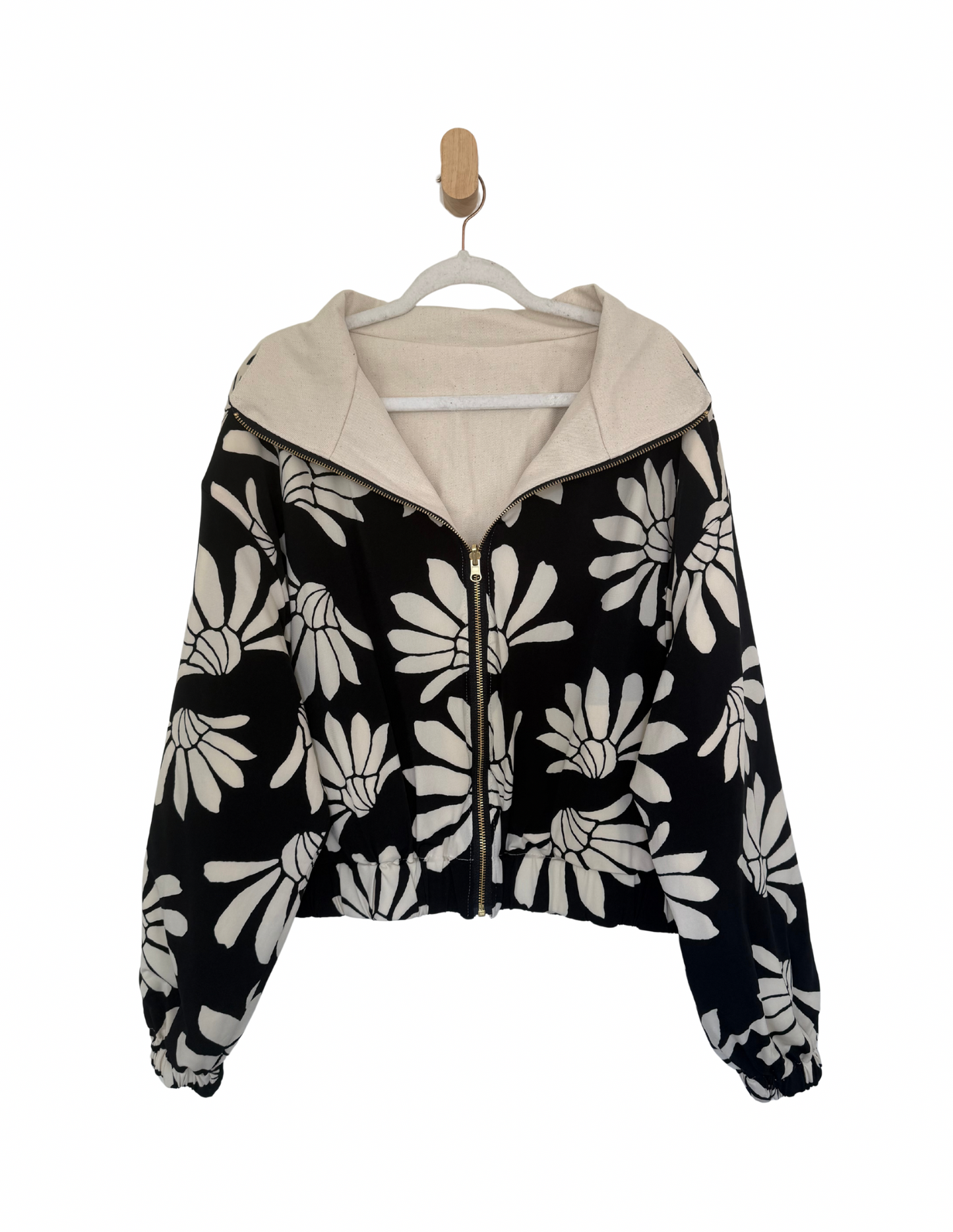 Reversible Upcycled Jacket - Cozy, Oversized & Handmade in San Diego