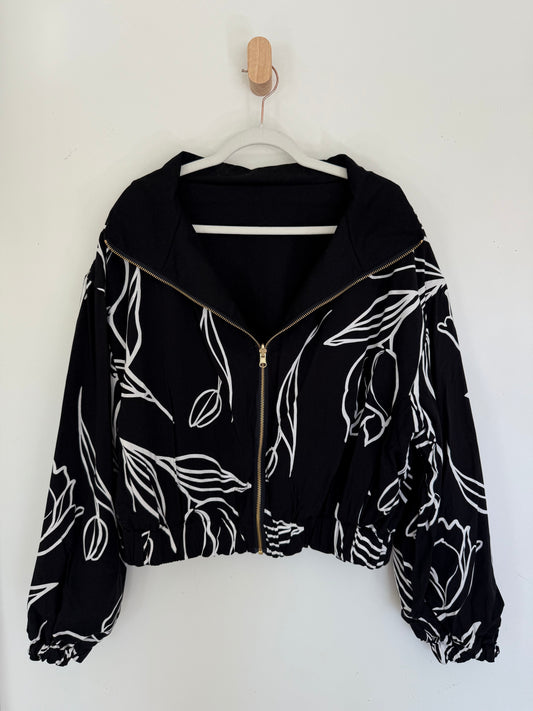 Reversible Upcycled Jacket - Cozy, Oversized & Handmade in San Diego