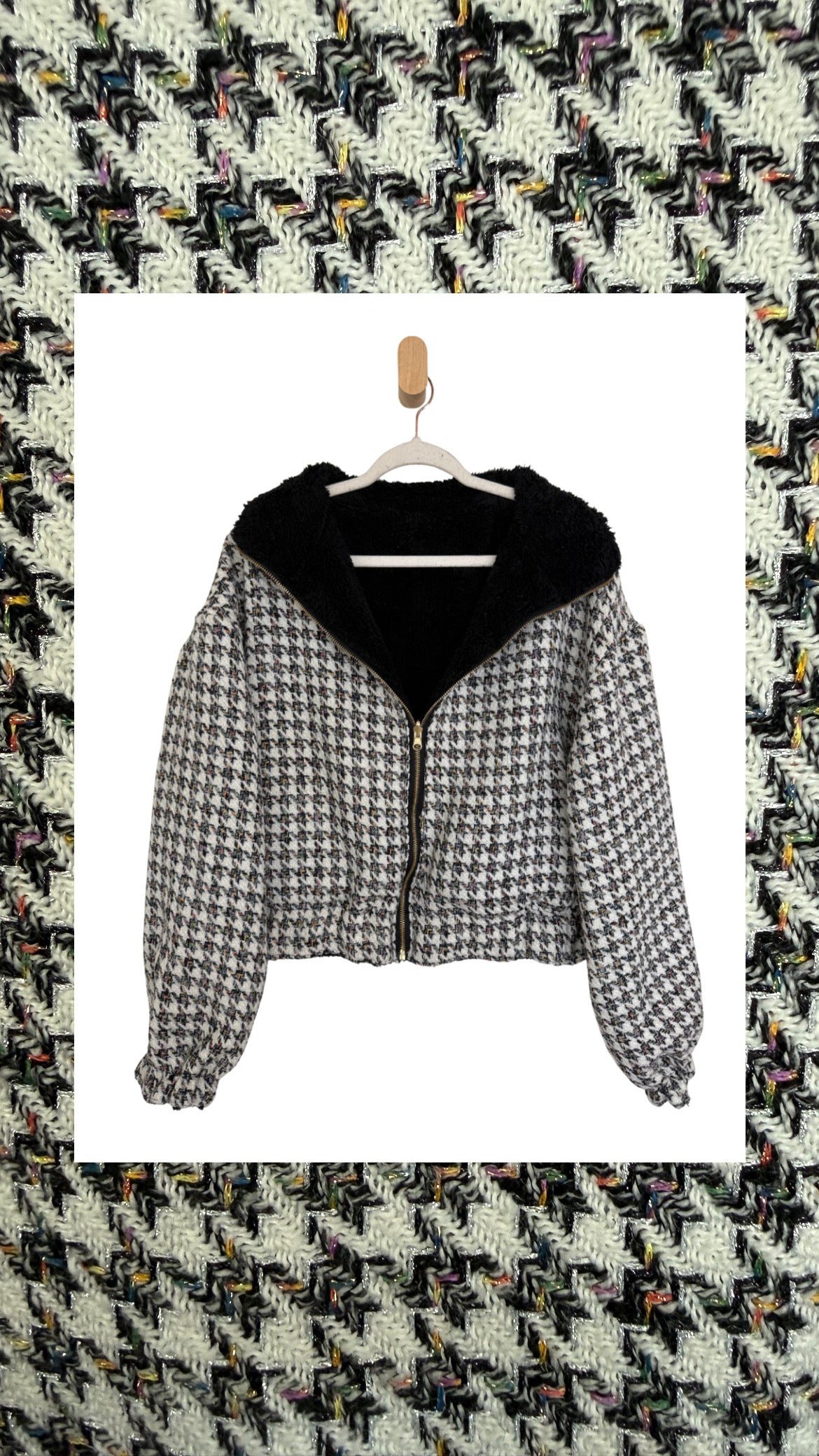 Reversible Upcycled Jacket - Cozy, Oversized & Handmade in San Diego