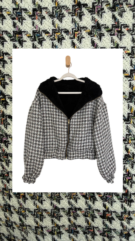 Reversible Upcycled Jacket - Cozy, Oversized & Handmade in San Diego