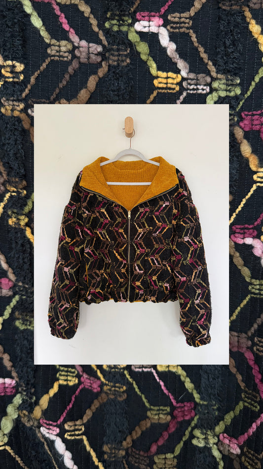 Reversible Upcycled Jacket - Cozy, Oversized & Handmade in San Diego