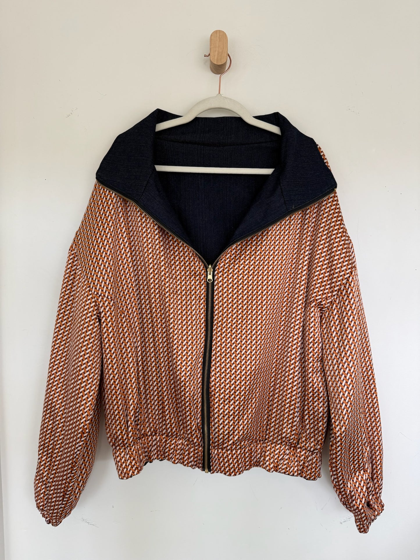 Reversible Upcycled Jacket - Cozy, Oversized & Handmade in San Diego