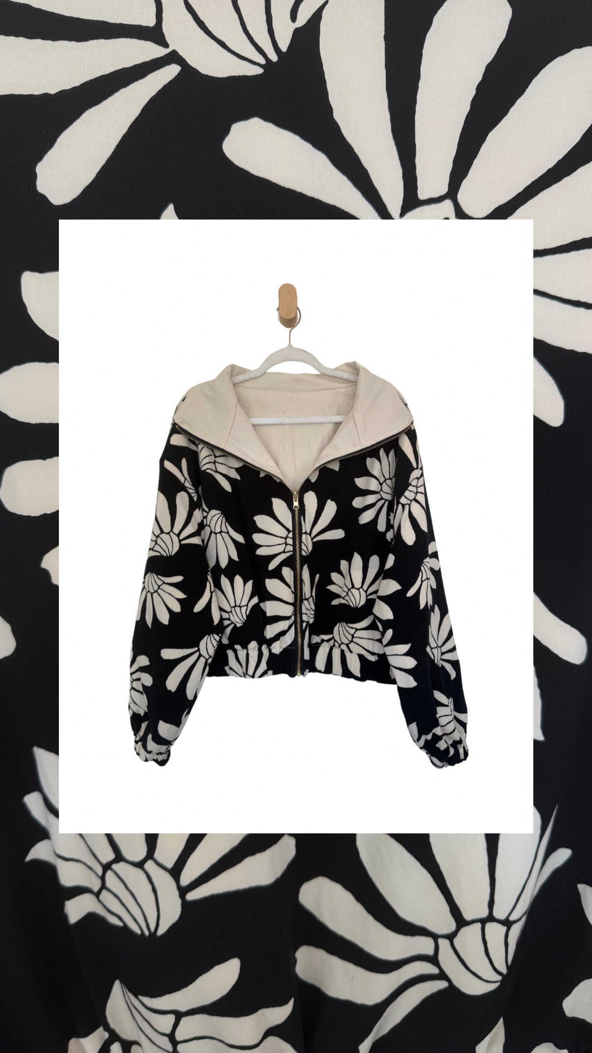 Reversible Upcycled Jacket - Cozy, Oversized & Handmade in San Diego