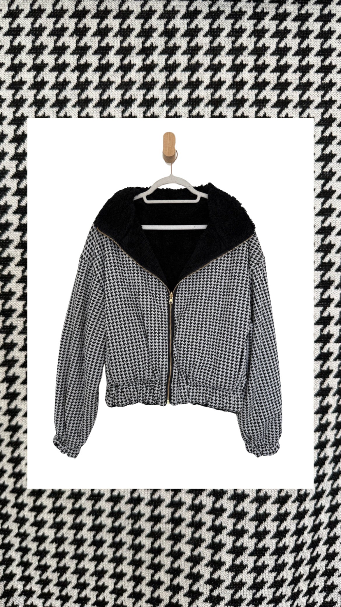 Reversible Upcycled Jacket - Cozy, Oversized & Handmade in San Diego