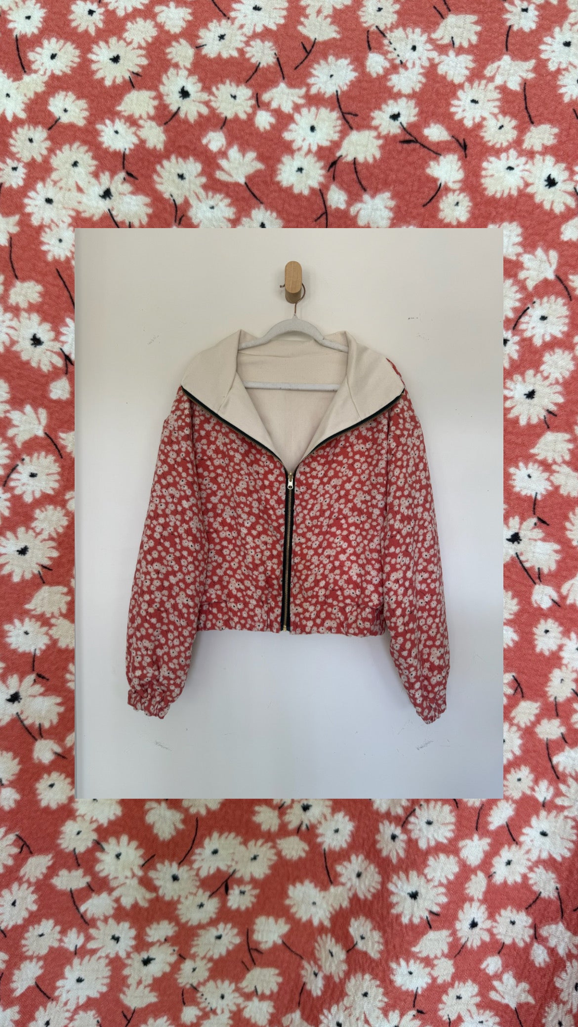 Reversible Upcycled Jacket - Cozy, Oversized & Handmade in San Diego