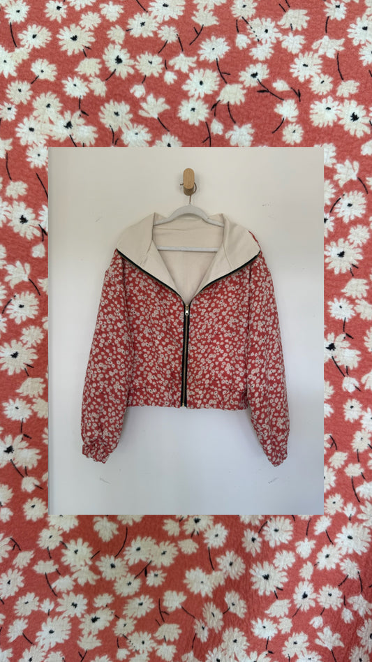 Reversible Upcycled Jacket - Cozy, Oversized & Handmade in San Diego