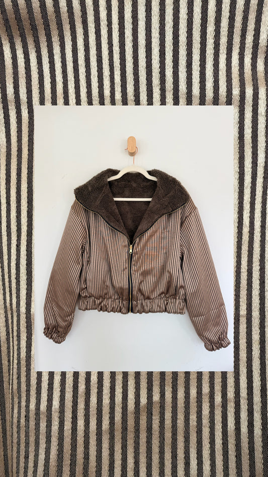 Reversible Upcycled Jacket - Cozy, Oversized & Handmade in San Diego