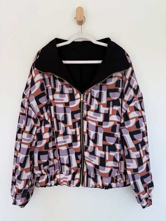 Reversible Upcycled Jacket - Cozy, Oversized & Handmade in San Diego