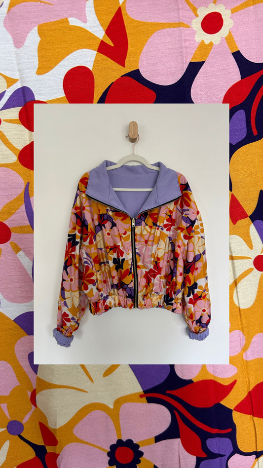 Reversible Upcycled Jacket - Cozy, Oversized & Handmade in San Diego