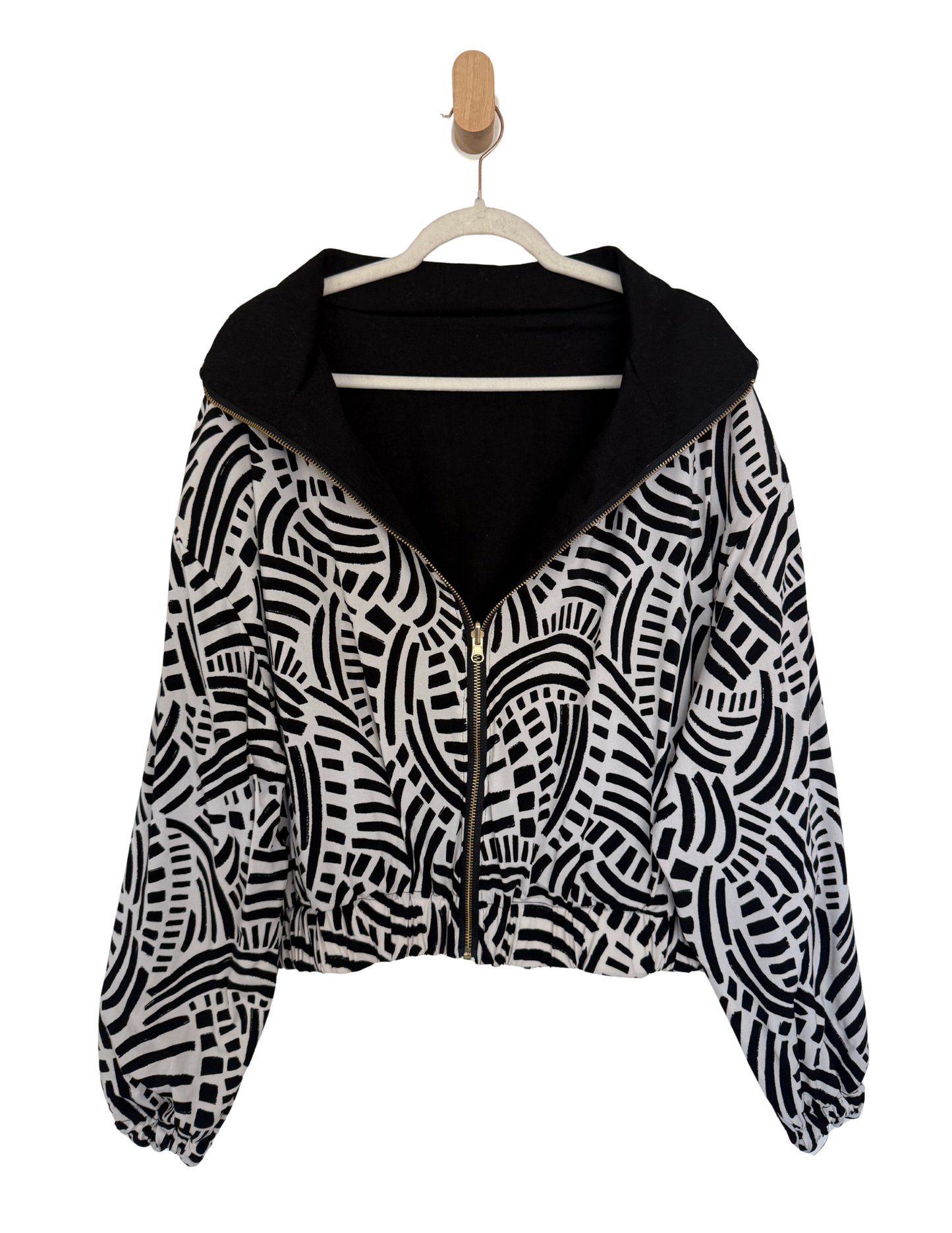 Reversible Upcycled Jacket - Cozy, Oversized & Handmade in San Diego