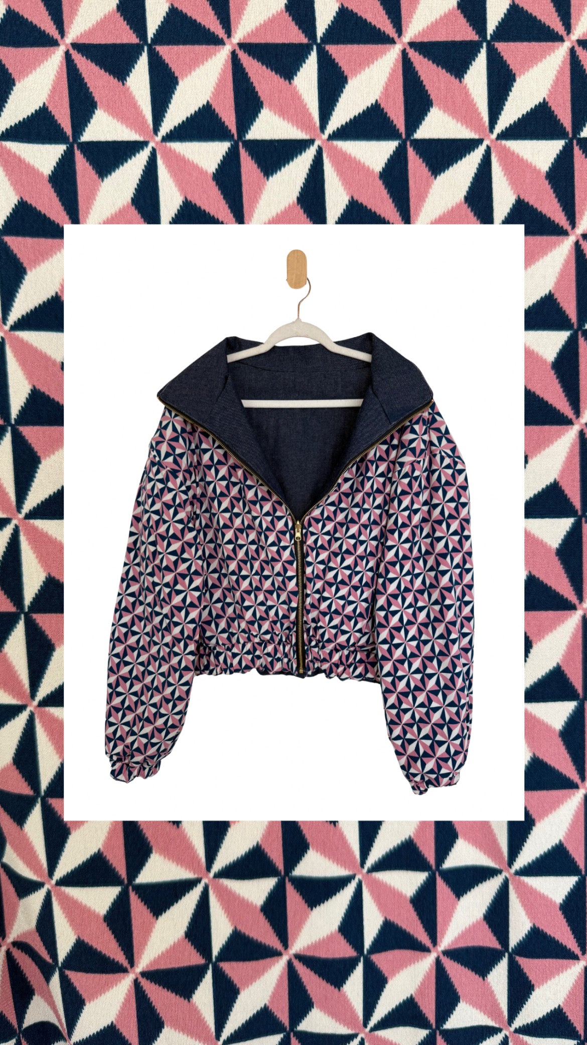 Reversible Upcycled Jacket - Cozy, Oversized & Handmade in San Diego