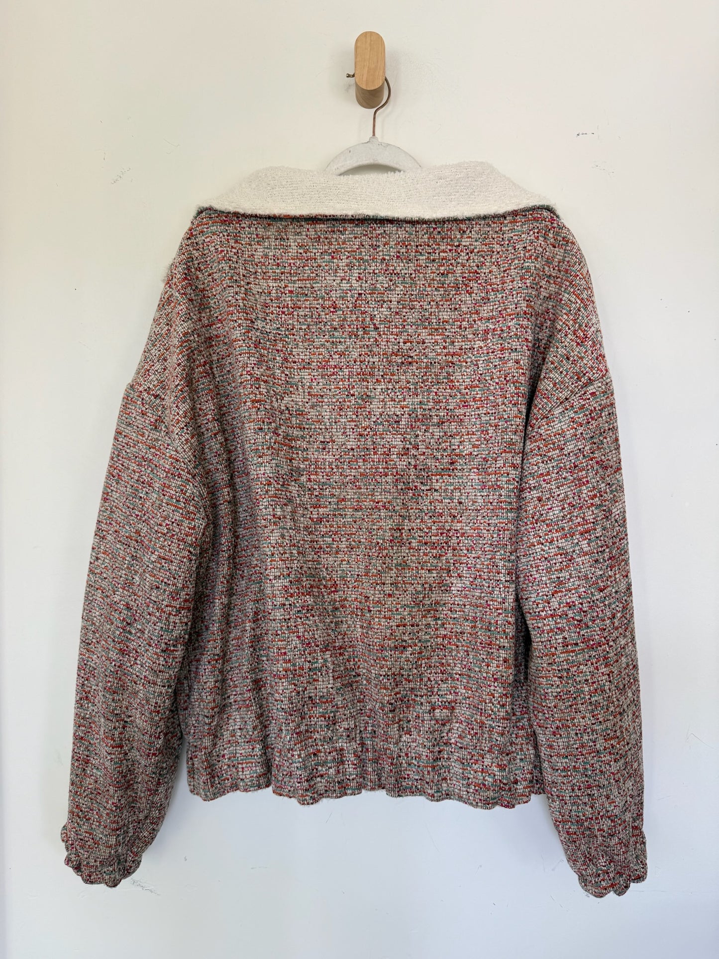 Reversible Upcycled Jacket - Cozy, Oversized & Handmade in San Diego