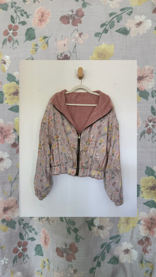 Reversible Upcycled Jacket - Cozy, Oversized & Handmade in San Diego