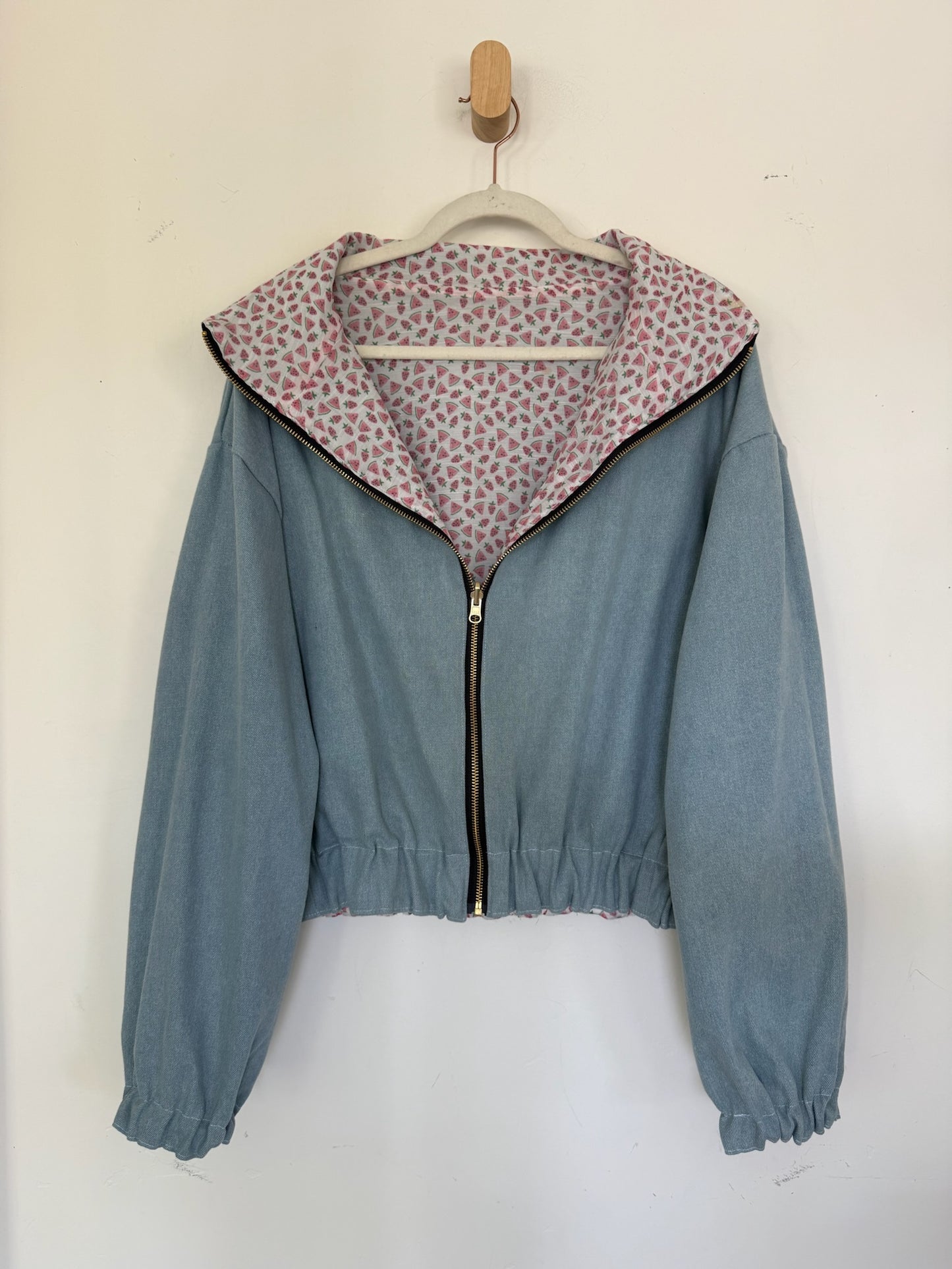 Reversible Upcycled Jacket - Cozy, Oversized & Handmade in San Diego