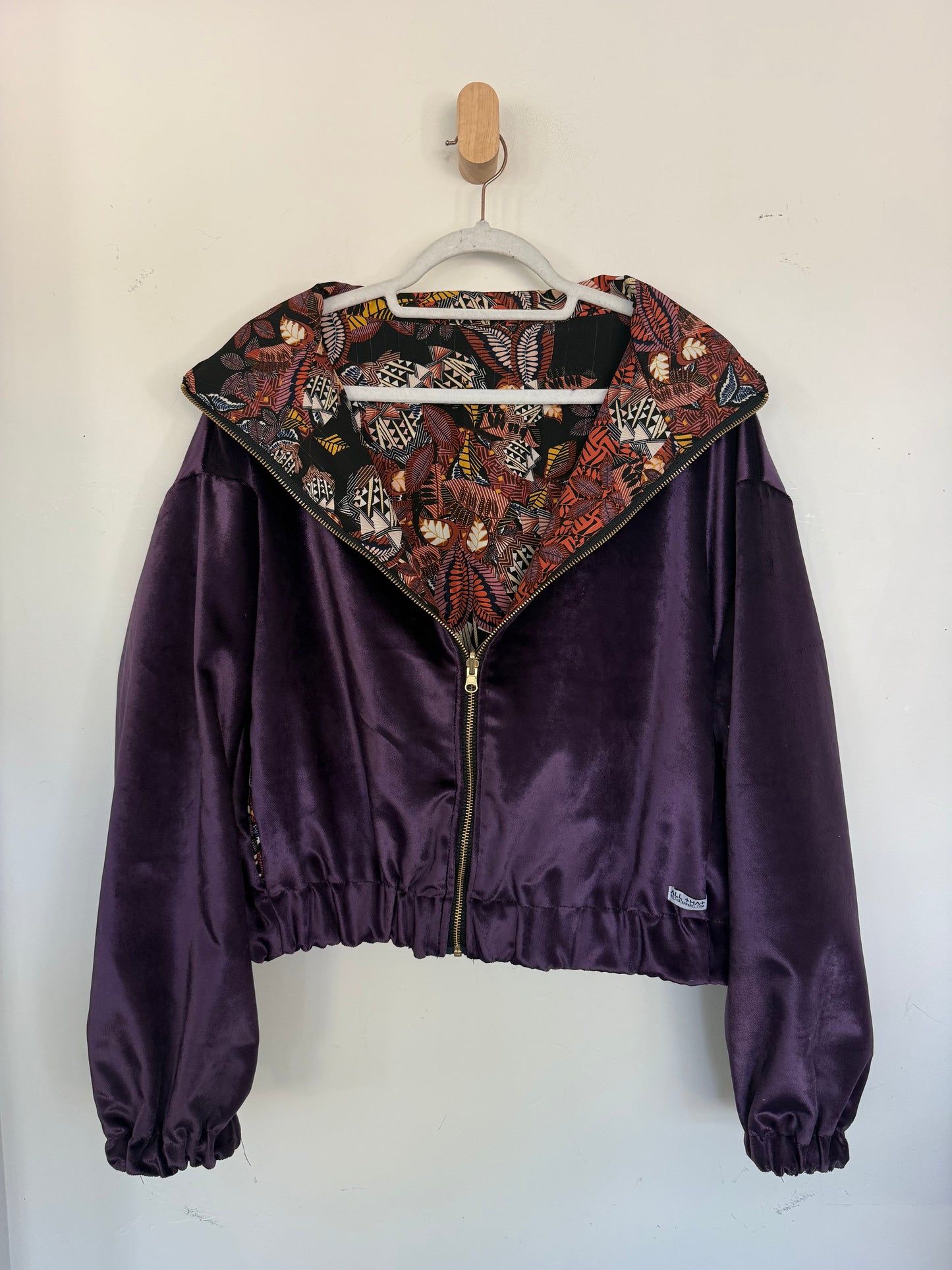 Reversible Upcycled Jacket - Cozy, Oversized & Handmade in San Diego