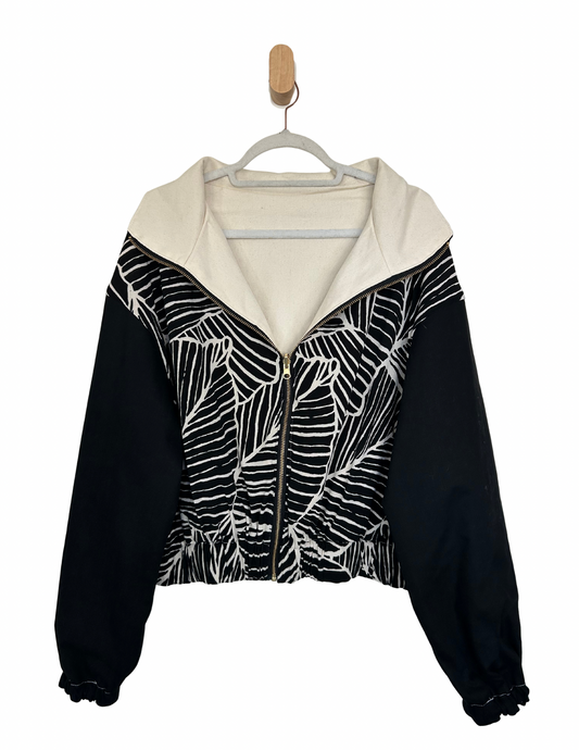 Reversible Upcycled Jacket - Cozy, Oversized & Handmade in San Diego