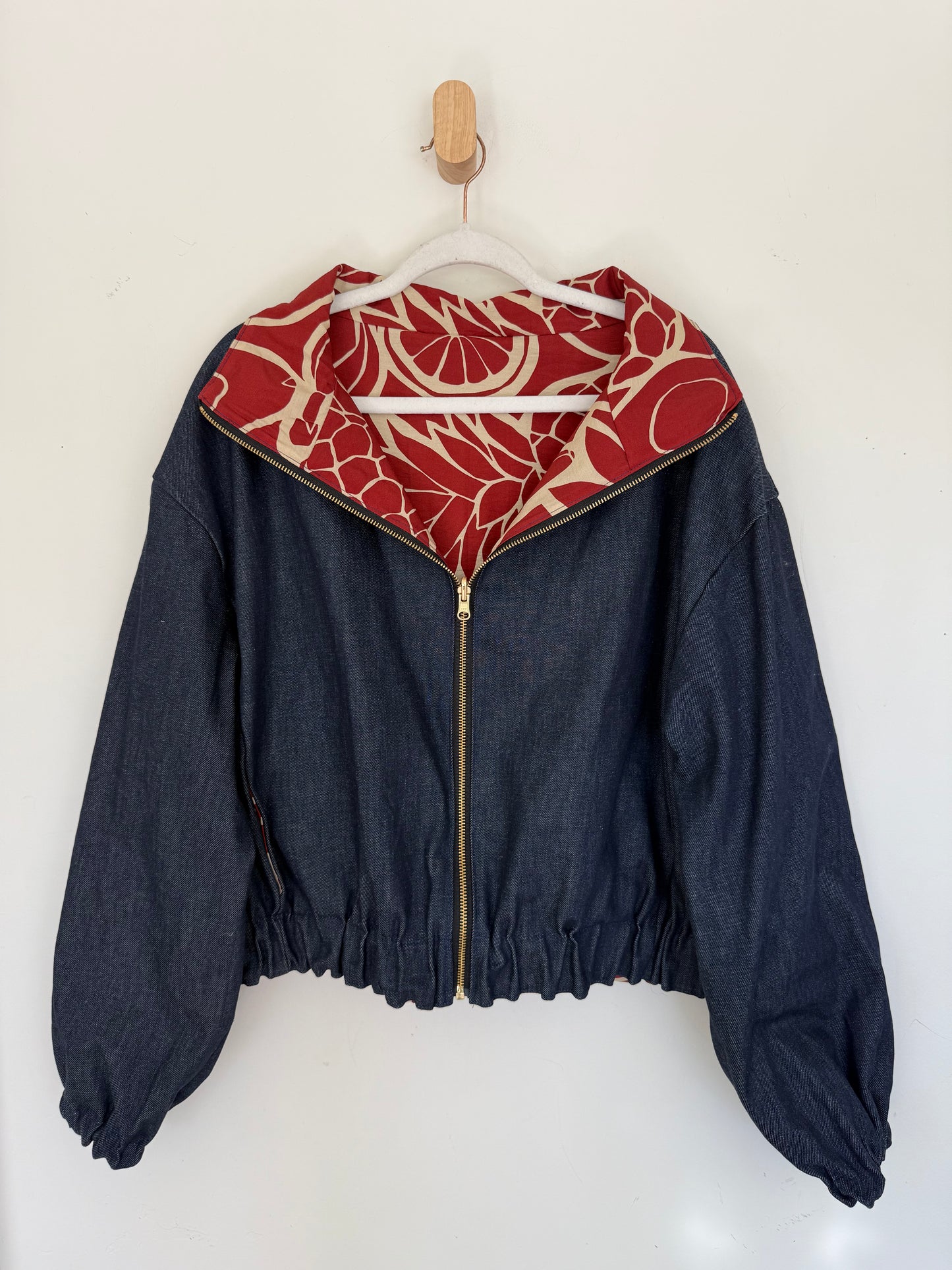 Reversible Upcycled Jacket - Cozy, Oversized & Handmade in San Diego