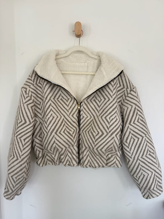 Reversible Upcycled Jacket - Cozy, Oversized & Handmade in San Diego
