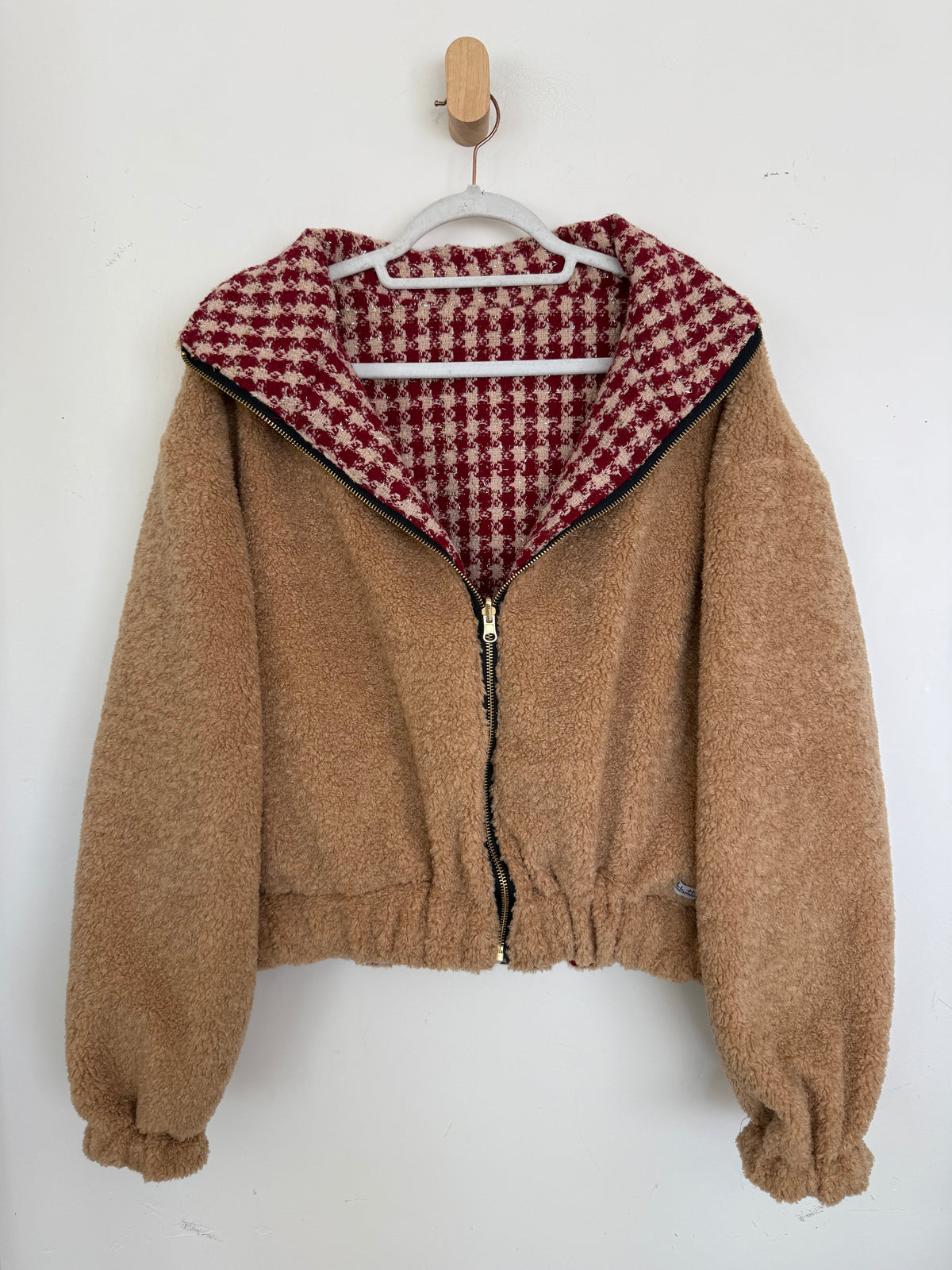 Reversible Upcycled Jacket - Cozy, Oversized & Handmade in San Diego