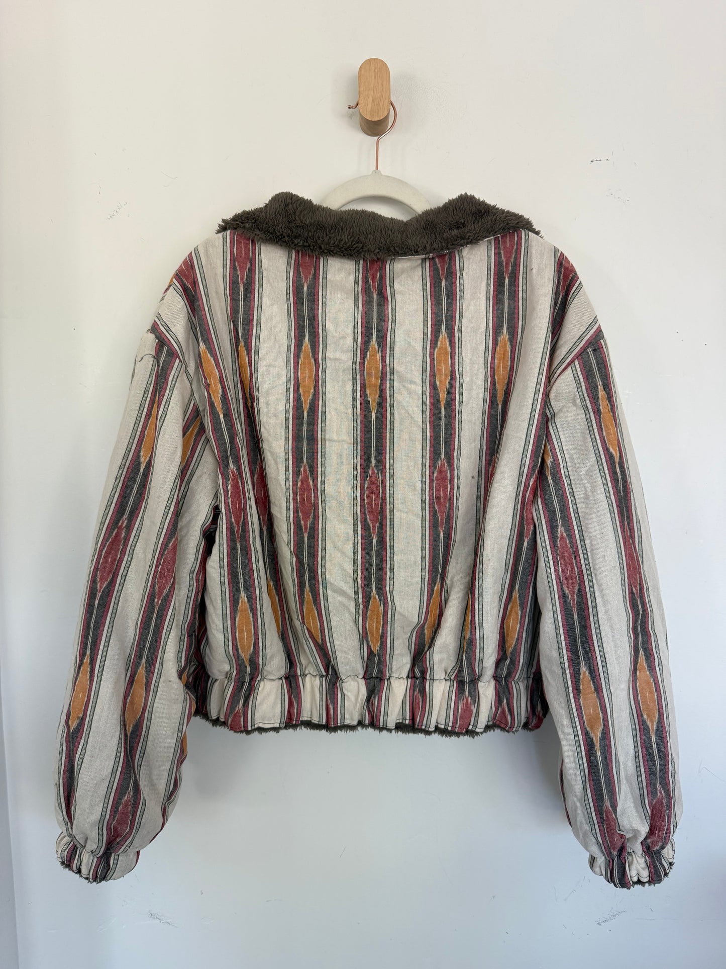 Reversible Upcycled Jacket - Cozy, Oversized & Handmade in San Diego