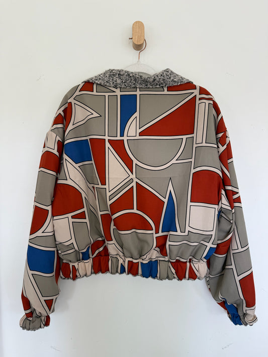 Reversible Upcycled Jacket - Cozy, Oversized & Handmade in San Diego