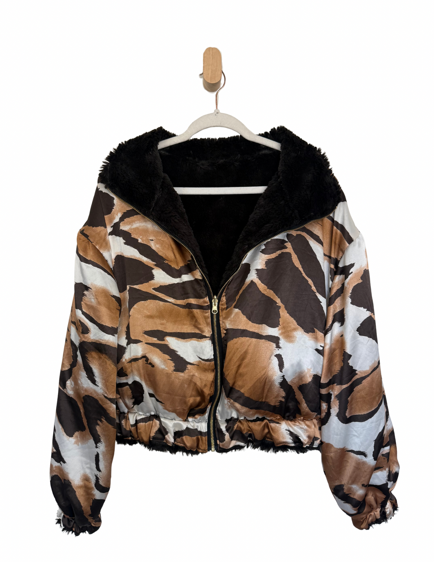 Reversible Upcycled Jacket - Cozy, Oversized & Handmade in San Diego