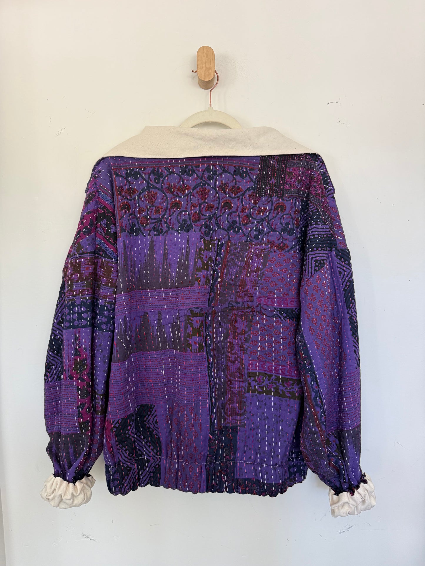 Reversible Upcycled Jacket - Cozy, Oversized & Handmade in San Diego