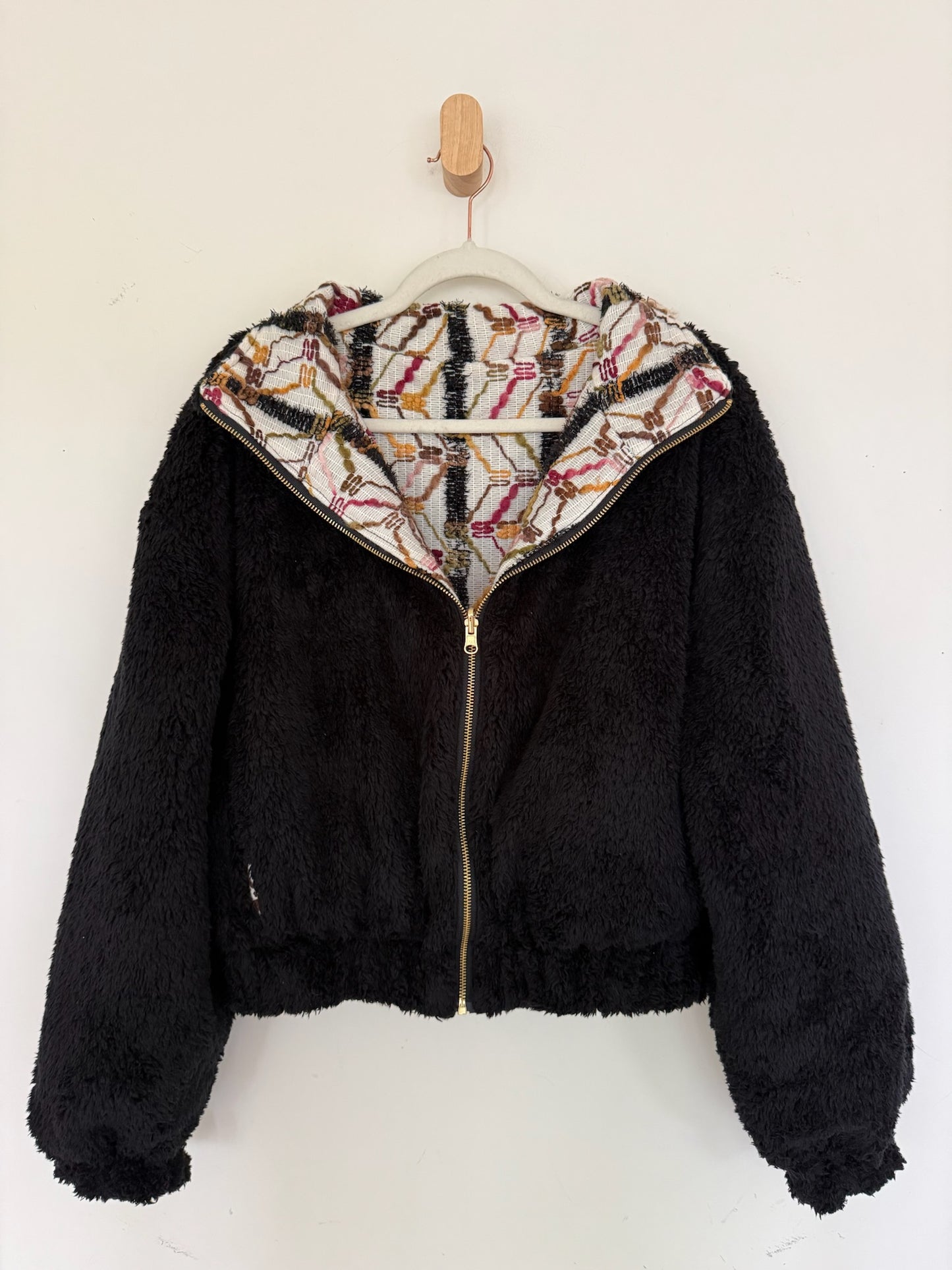 Reversible Upcycled Jacket - Cozy, Oversized & Handmade in San Diego