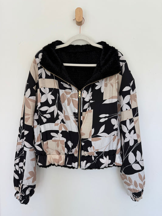 Reversible Upcycled Jacket - Cozy, Oversized & Handmade in San Diego