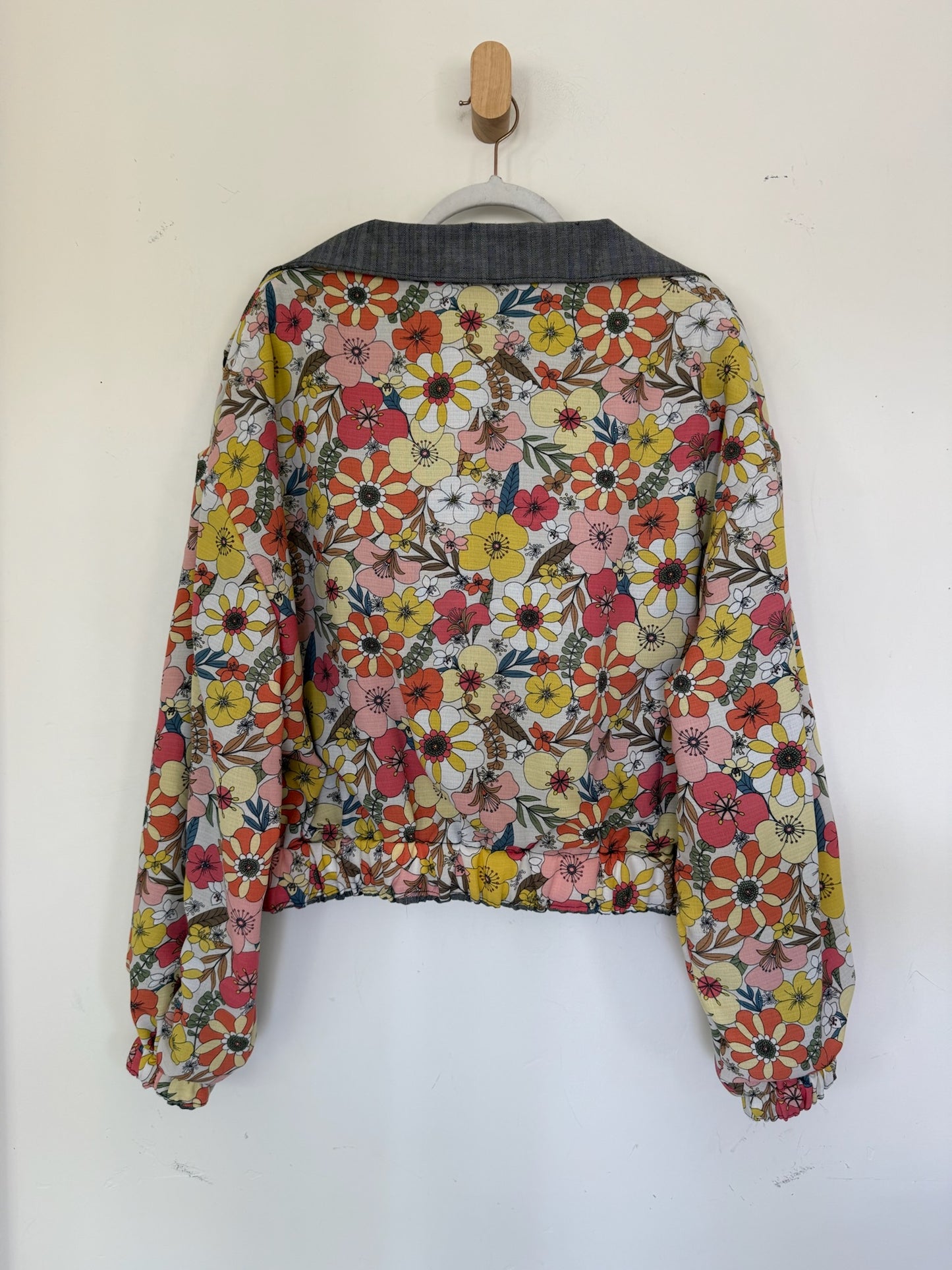 Reversible Upcycled Jacket - Cozy, Oversized & Handmade in San Diego