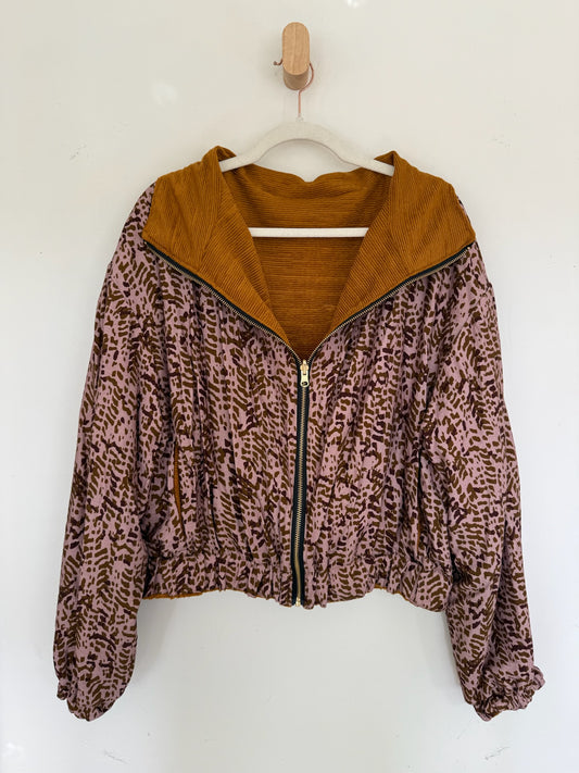 Reversible Upcycled Jacket - Cozy, Oversized & Handmade in San Diego