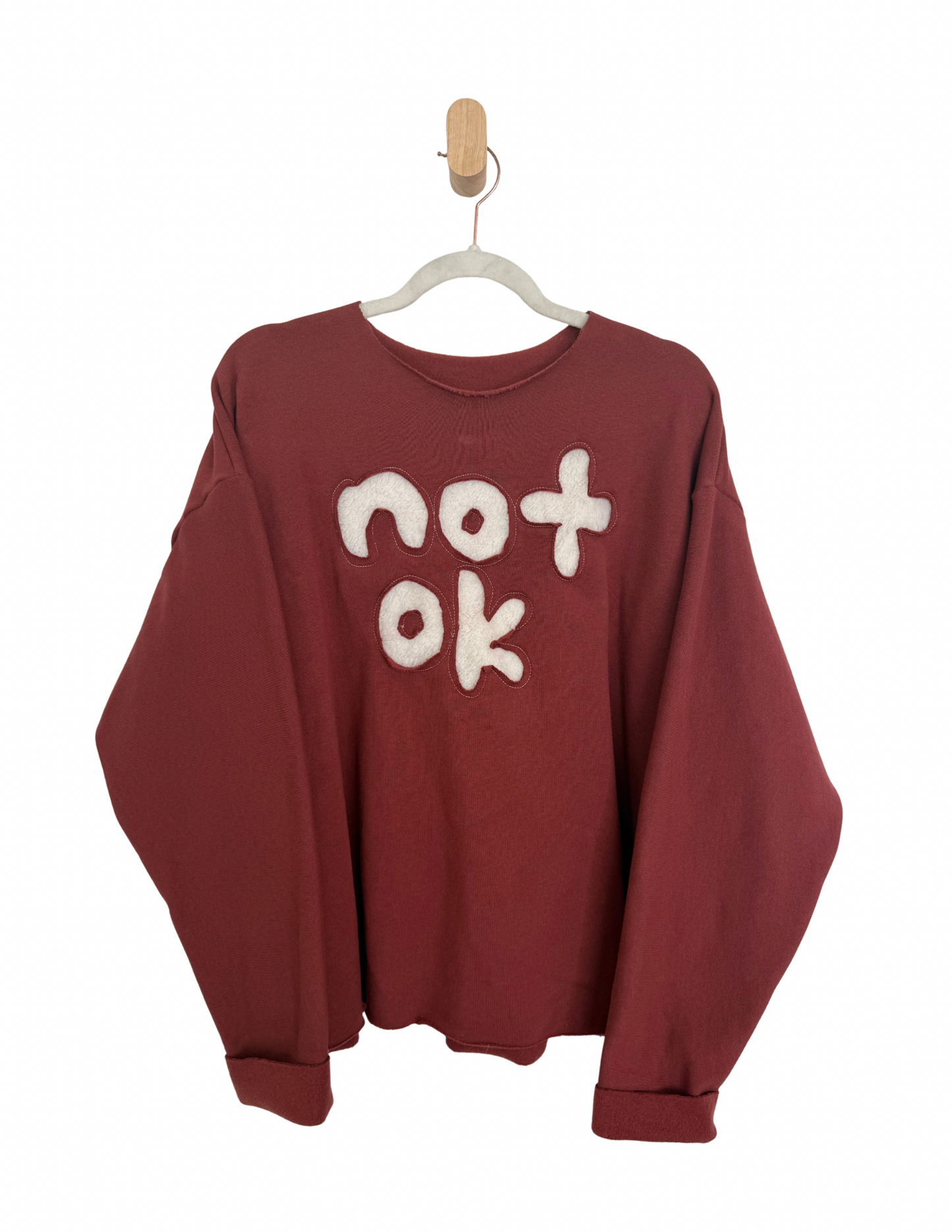 “Not Ok" Pullover Sweatshirt