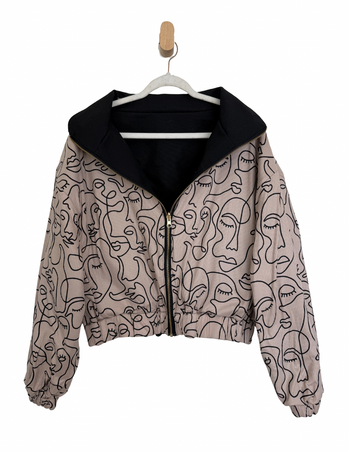 Reversible Upcycled Jacket - Cozy, Oversized & Handmade in San Diego