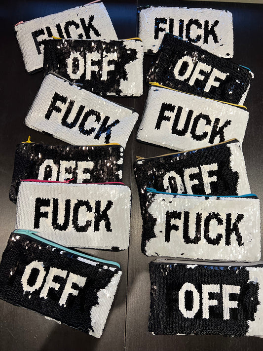 Fuck Off Zipper Pouch