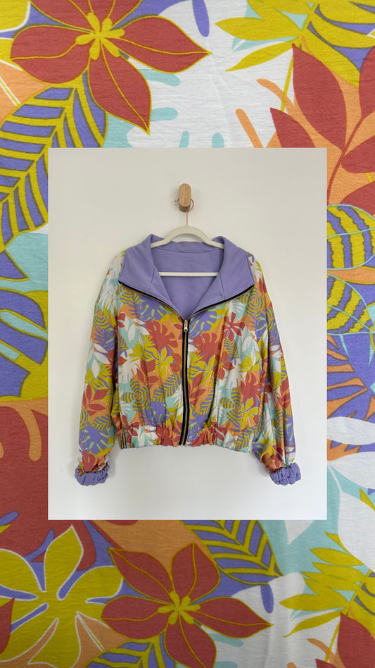 Reversible Upcycled Jacket - Cozy, Oversized & Handmade in San Diego