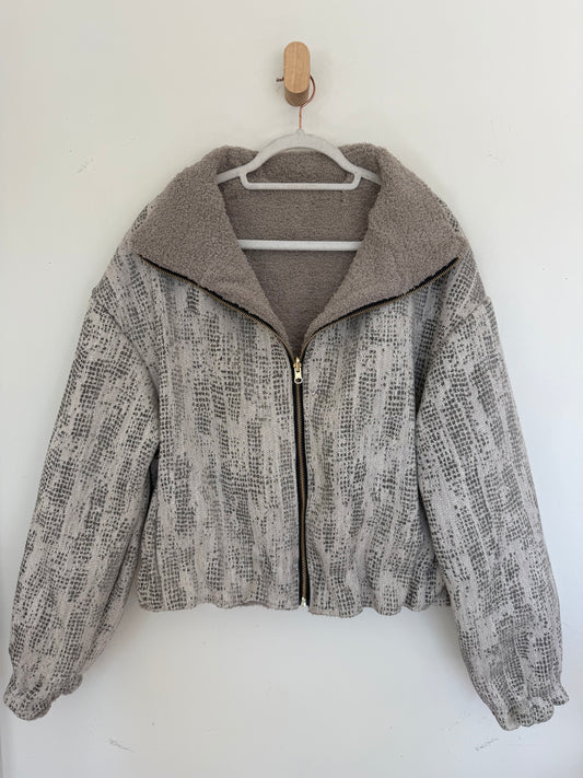 Reversible Upcycled Jacket - Cozy, Oversized & Handmade in San Diego
